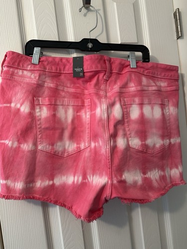 Torrid Tie Dye Size 20 Raw Frayed Hemline Has Stretch NWT Online Exclusive - Picture 5 of 5