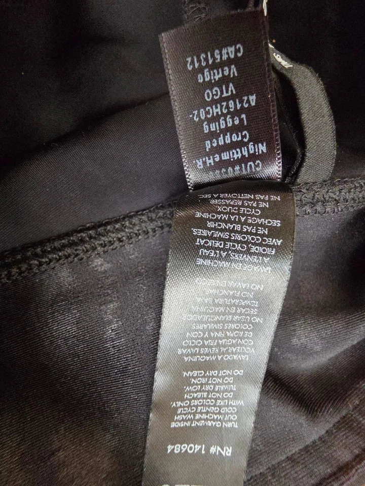 Koral Night Game 高腰打底裤黑色提花小号 A001281 — 第 4/4 张图片