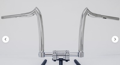 NEW KST Kustoms Spearhead 12  Rise Handlebars, 1.5  Polished, KST-3SH12 *