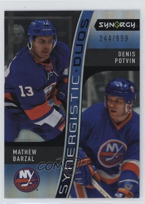 2023-24 Synergy Synergistic Duos Star-Legend /999 Mathew Barzal Denis Potvin HOF