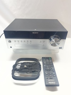 Sony CMT-SBT100 Bluetooth USB Tuner CD Receiver W remote - TESTED - NO SPEAKERS