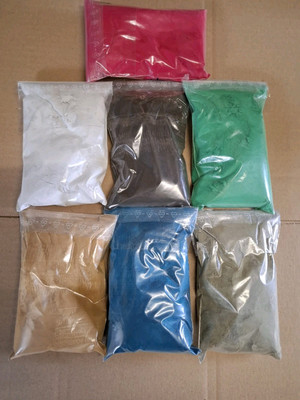 7 Farben Pulverlack,Pulverbeschichtung 7 Farbe Pilker Jighak  je150 gr-1,05 KG