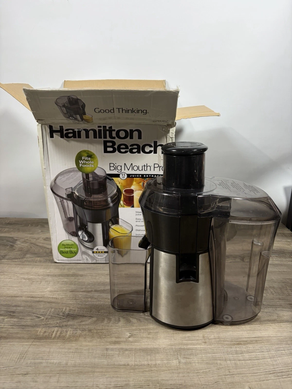 Hamilton Beach Big Mouth Juice Extractor 800w model 67608Z type CJ14