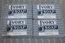 Lot of 4 VINTAGE IVORY BAR SOAP COMMEMORATIVE EDITION 4.5 oz BAR L@@K!