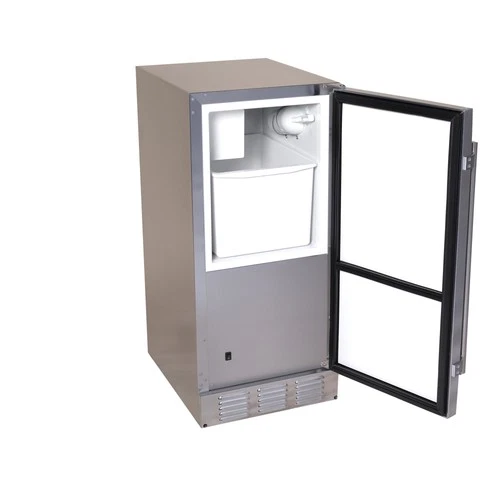 EdgeStar IB250OD 15"W 20 Lbs. Capacity Built-In Ice Maker - Stainless Steel - Picture 10 of 12