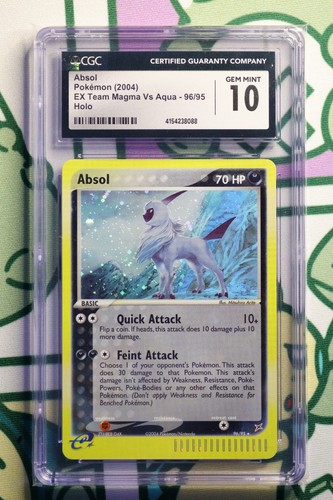 Absol graded CGC 10 for sale on eBay