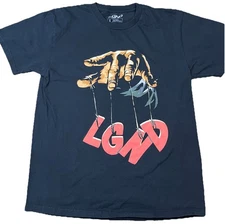 LGND Supply Co Graphic Puppet Master Logo Black T Shirt Men's Size Large