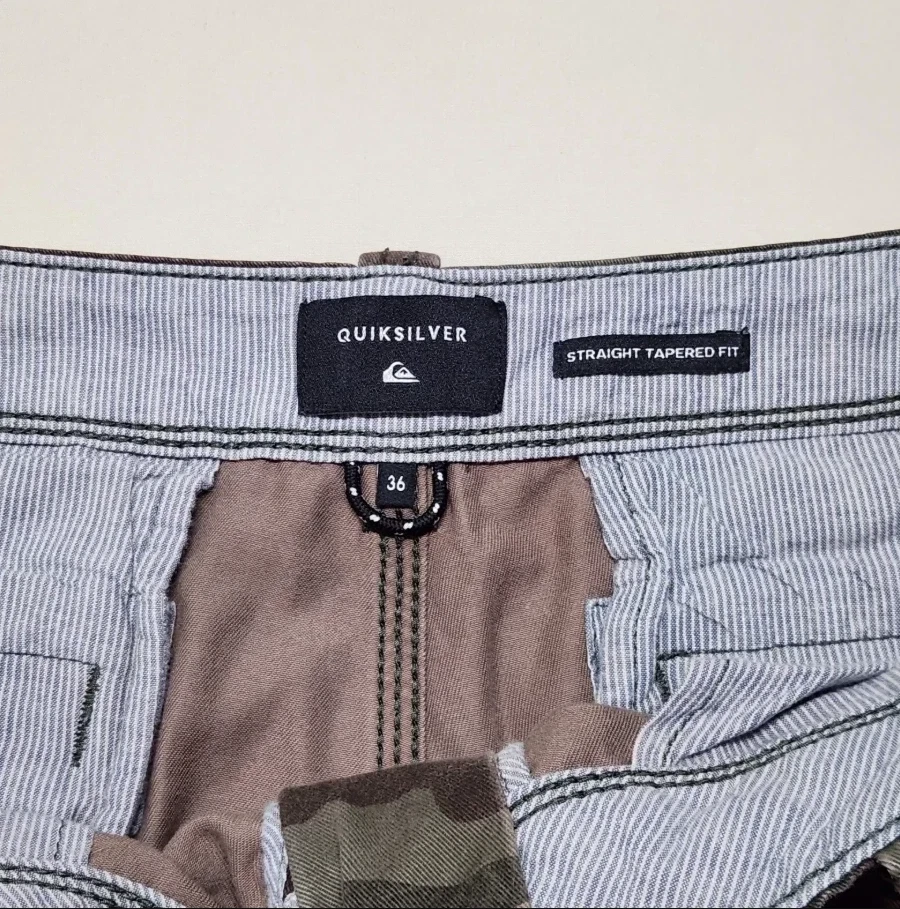 Pantalones Cortos Quicksilver Hombre Camuflaje Ejército Carga Talla 36 Foto 2 de 4