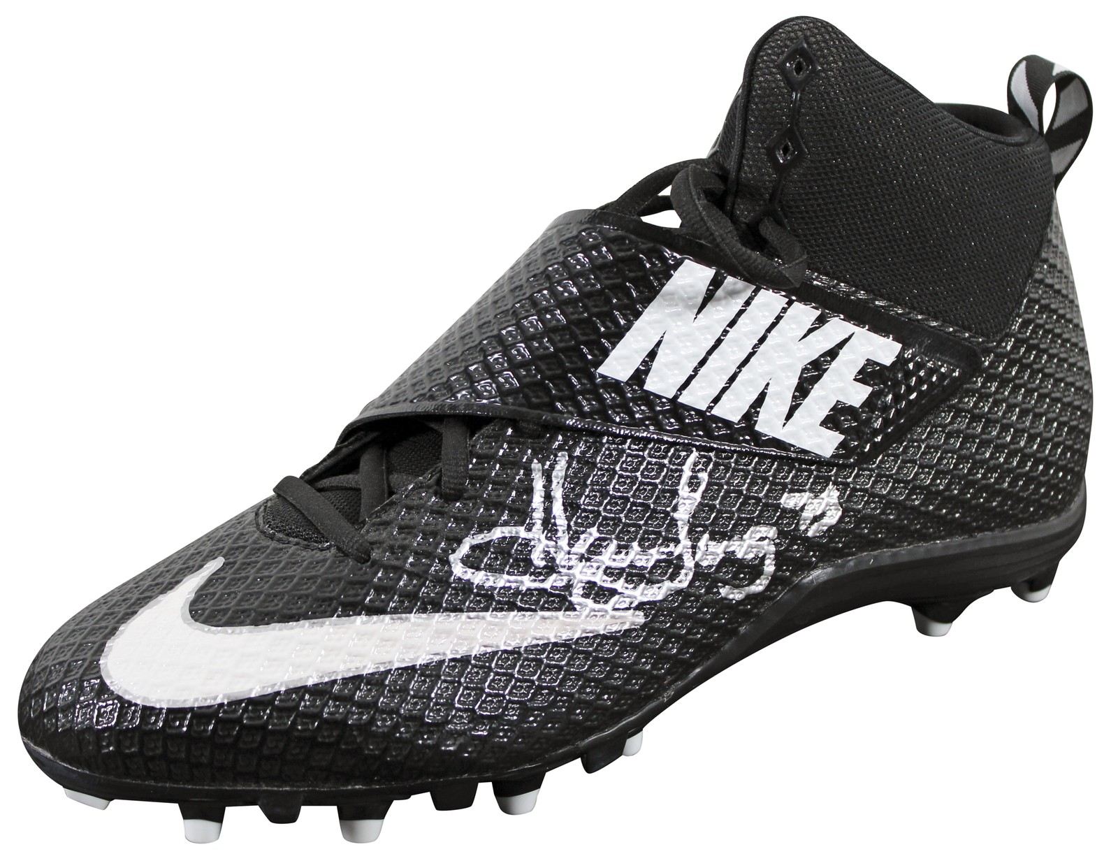 Howie Long Autographed Signed Oakland Raiders Raiders Black Nike Strike Pro Football Left Cleat BAS Witness 