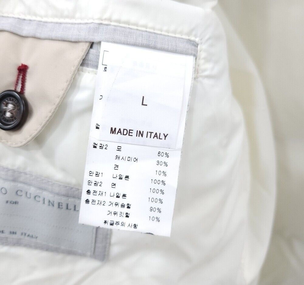 Brunello Cucinelli Beige Down Padding Hoodie Jack… - image 5