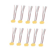 20PCS 12mm Piezo Elements Sounder Sensor Trigger Drum Disc  Wire Copper