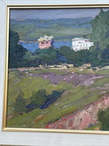 BORIS EGOROV PAINTING LISTED UKRAINE UKRAINIAN IMPRESSIONIST LANDSCAPE FAMOUS - Picture 5 of 21