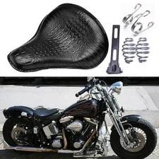 Motorcycle Alligator Large Solo Seat Spring For Harley Heritage Softail Bobber A