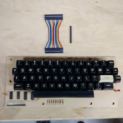 TRS 80 Model I Original first generation keyboard tested