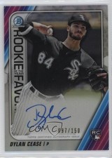 2020 Bowman Rookie of the Year Favorites Chrome 97/150 Dylan Cease Auto 0eo6