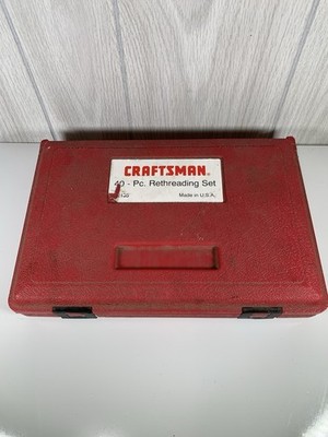 Craftsman 40 Piece Thread Restorer Kit Fractional Standard Metric 52105 USA