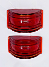 Vintage Dietz Red Lens Glass 534 Light No Chips