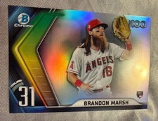 2022 Bowman - Chrome Bowman Scouts Top 100 Brandon Marsh #BTP-31 (RC)