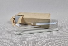 Lot of 10 NOS 1" x 4" Clear Rectangular Glass Bevels Stained Glass Supplies