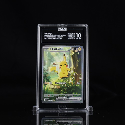 Pikachu ex graded TAG 10 for sale on eBay