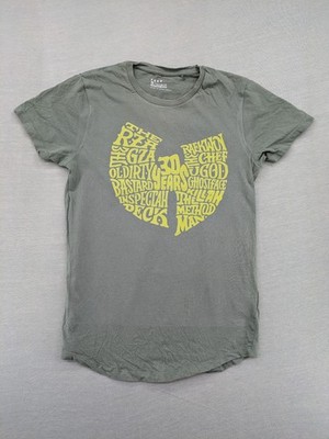 Wu-Tang Clan Herren T-Shirt S 30 Jahre Jubiläum Grün Grafik Tee FSBN