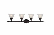 Maxim Essentials Oil Rubbed Bronze 39" Bathroom Vanity Wall Light Fixture