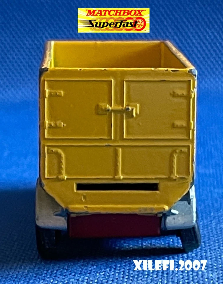 matchbox superfast n° 47 camion container ribaltabile 1:64 england by lesney '75 - Immagine 4 di 4