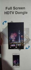 1080P Wi-Fi HDMI Dongle Screen Mirroring Device Stream Cast Video Audio To HD TV