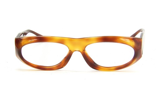 Únicas gafas de plástico gruesas hechas a mano ovaladas Bold Club LA 8000 Italia NUEVO DE LOTE ANTIGUO - Imagen 2 de 9