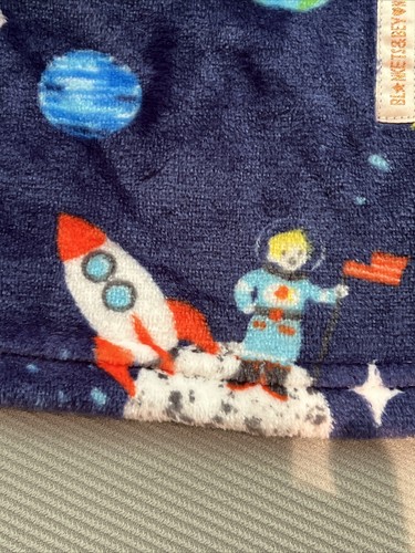 NEW Blankets and Beyond Bear Lovey Nunu 9M+ Outer-space Theme Navy Blue - Picture 7 of 8