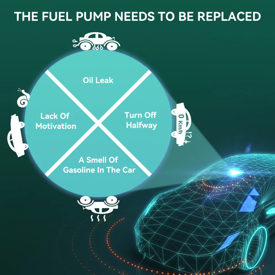 Bomba de combustible para Kia RIO 2006-2011 Hyundai Accent L4 1,6 L Hyundai Elantra 2,0 L Foto 3 de 4