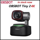 Webcam OBSBOT Tiny 2 4K HD mise au point automatique commande vocale PTZ AI suivi multi-mode