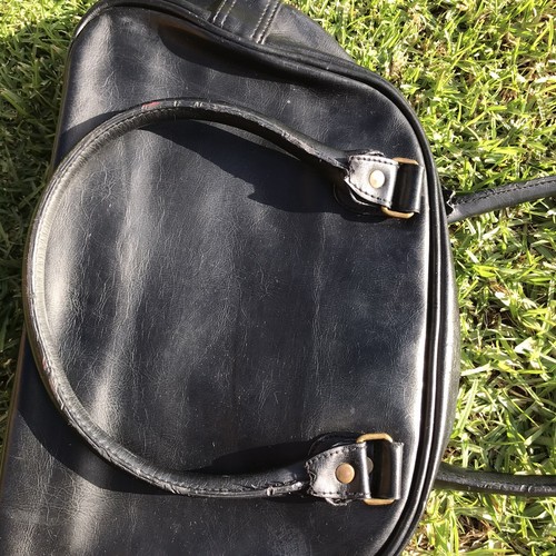 Adidas Black Vintge Authentic Designer Signed Shoulder Bag Cottage-core Bag - Picture 15 of 21