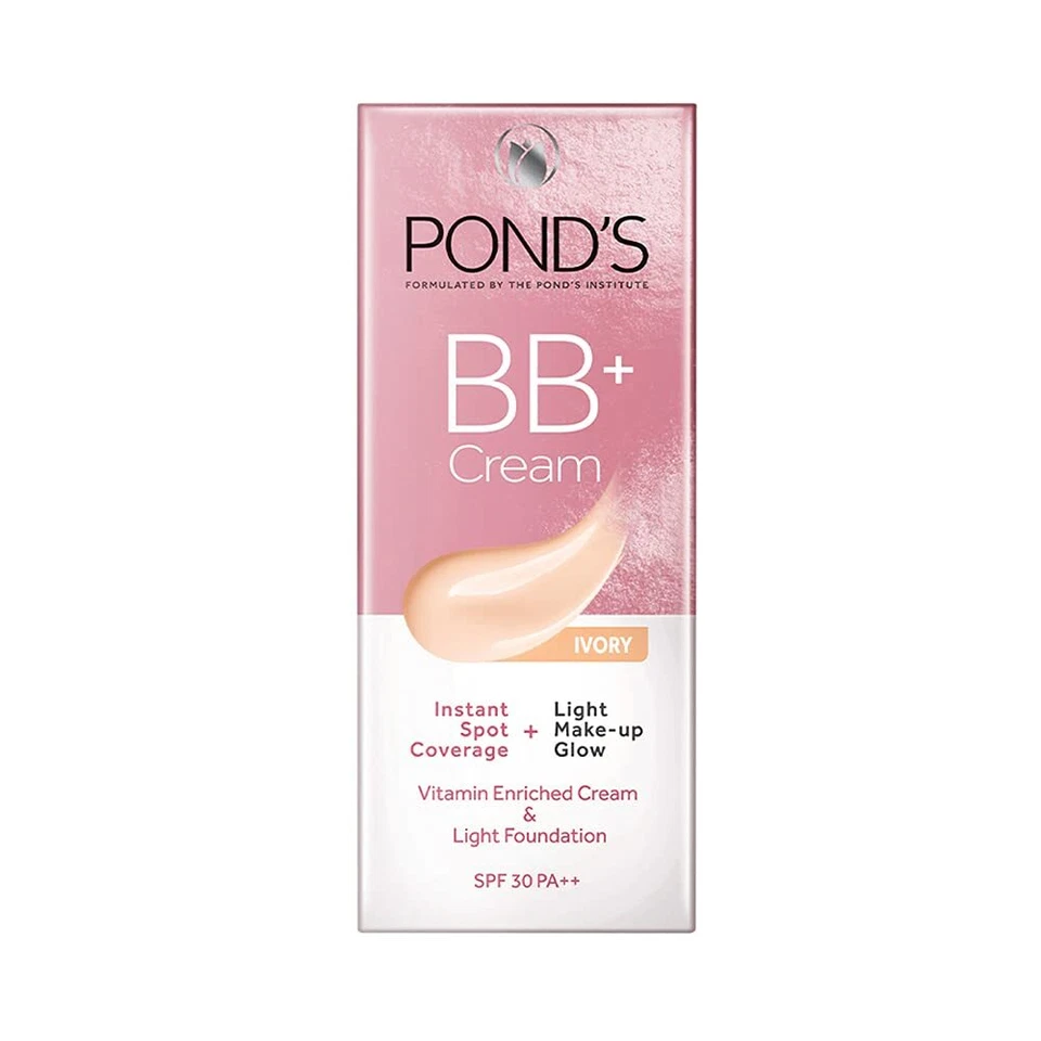 POND'S BB+ Cream, Instant Spot Coverage + Light Make-up Glow, Ivory - 30g - Image 3 of 4