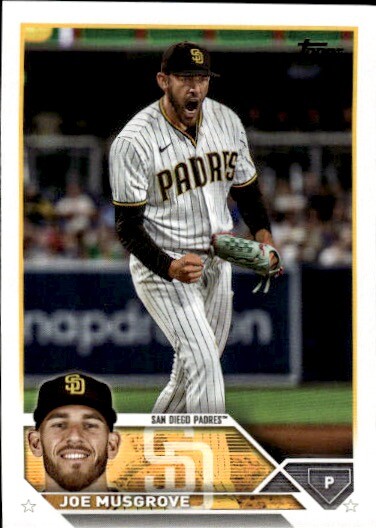 2023 Topps: 582 Montgomery Club Foil Stamped #496 Joe Musgrove