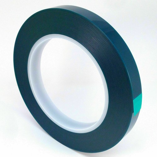 (2) High Temp Powder Coating Anodizing Plating Paint Green Masking Tape