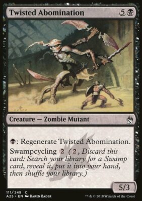 Magic the Gathering MTG Twisted Abomination (111) Masters 25   LP