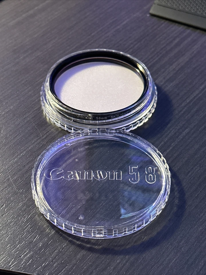 Original Canon 58mm Skylight 1x Lens Filter - Image 2 of 4