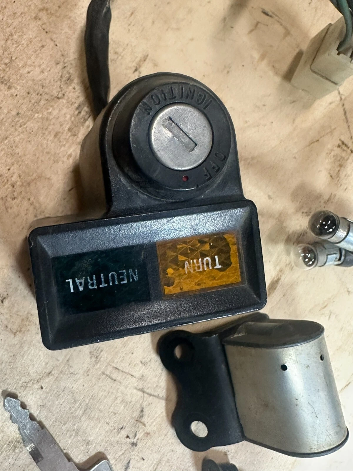 Honda XL 185s Ignition Switch Helmet Lock Turn Neutral switch