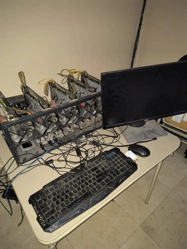 COMPLETE CRYPTO Currency mining rig RX 5700 5 GPU (Bitcoin, Etherium...)