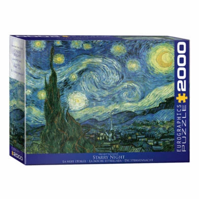 Eurographics Puzzle Starry Night von Van Gogh, 2000 Teile, 67.6 x 96.8 cm