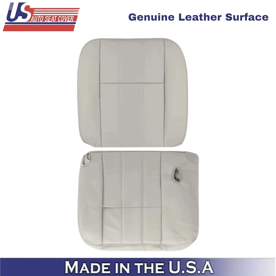 2006-2011 Fits Mercury Grand Marquis Leatherette Front Seat Covers Med Lt Stone - Image 2 of 4