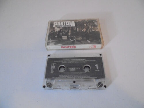 Pantera - Cowboys From Hell Cassette Tape Atco Records 1990 Heavy Metal - Foto 2 di 3