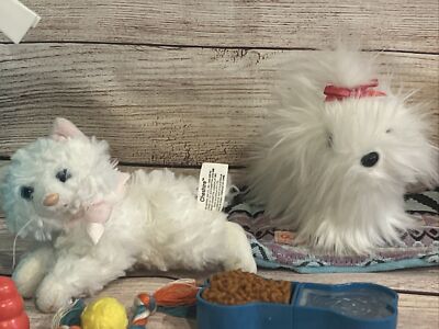 Battat Our Generation Dog House W/ White Dog Cat Carrier Food Toys