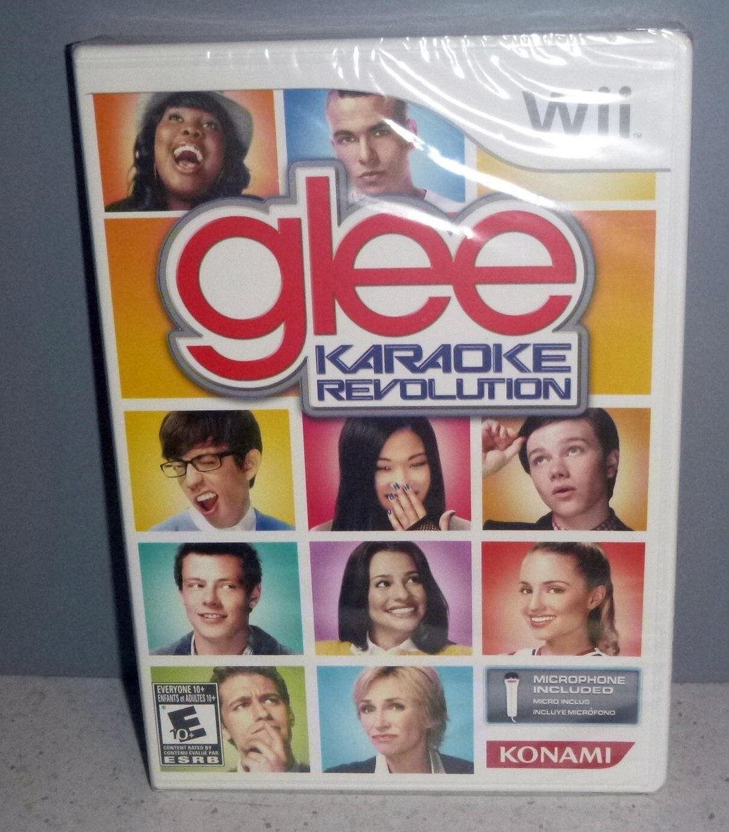 Nintendo Wii GLEE KARAOKE REVOLUTION GAME Mint Sealed Game MIP New