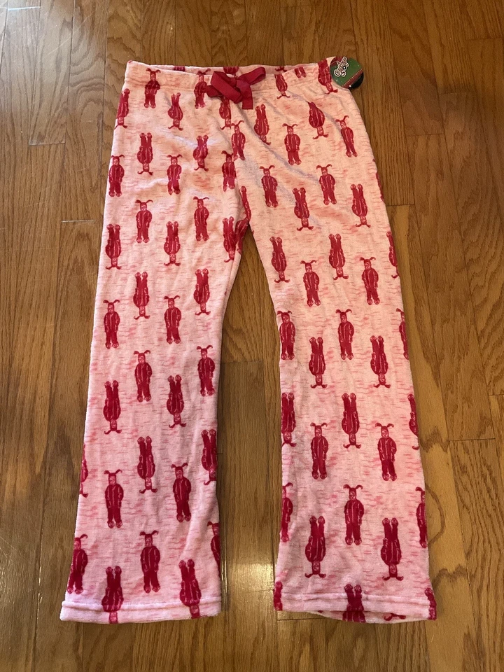 A CHRISTMAS STORY•Women’s Size XL•Ralphie Pink Bunny PJ Sleep/Lounge Pants NEW. - Image 2 of 4