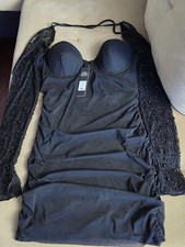 Fashion Nova Princess Mini Beaded Dress