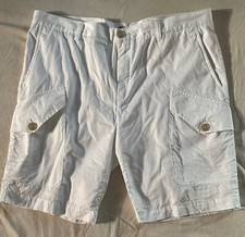 Michael Kors White 100 Cotton Shorts Mens 38 Actual waist 41