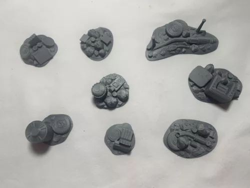 Fallout Wasteland 3D Printed  "TRASH" TERRAIN APOCALYPTIC TABLETOP GAMING SCENE