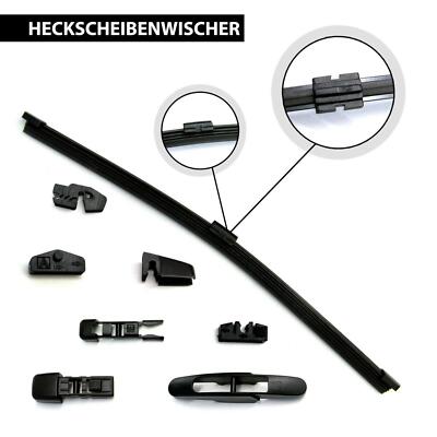 EASY-CLIP Heckwischer Rear 28cm +7x Adapter kompatibel Citroen C2 Fiat 500 MINI